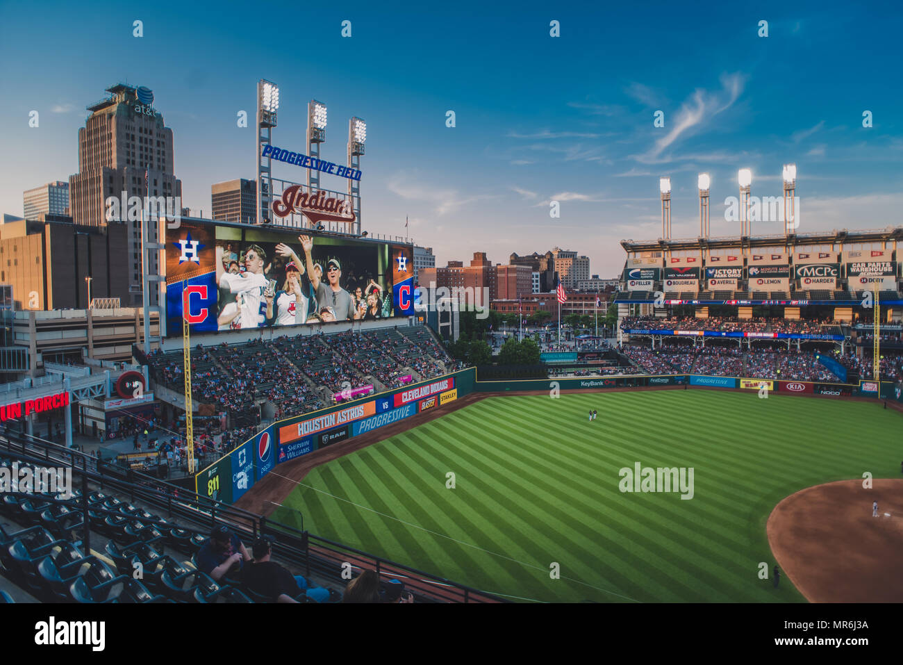 Progressive Field Cleveland Indians Stock Photo Alamy