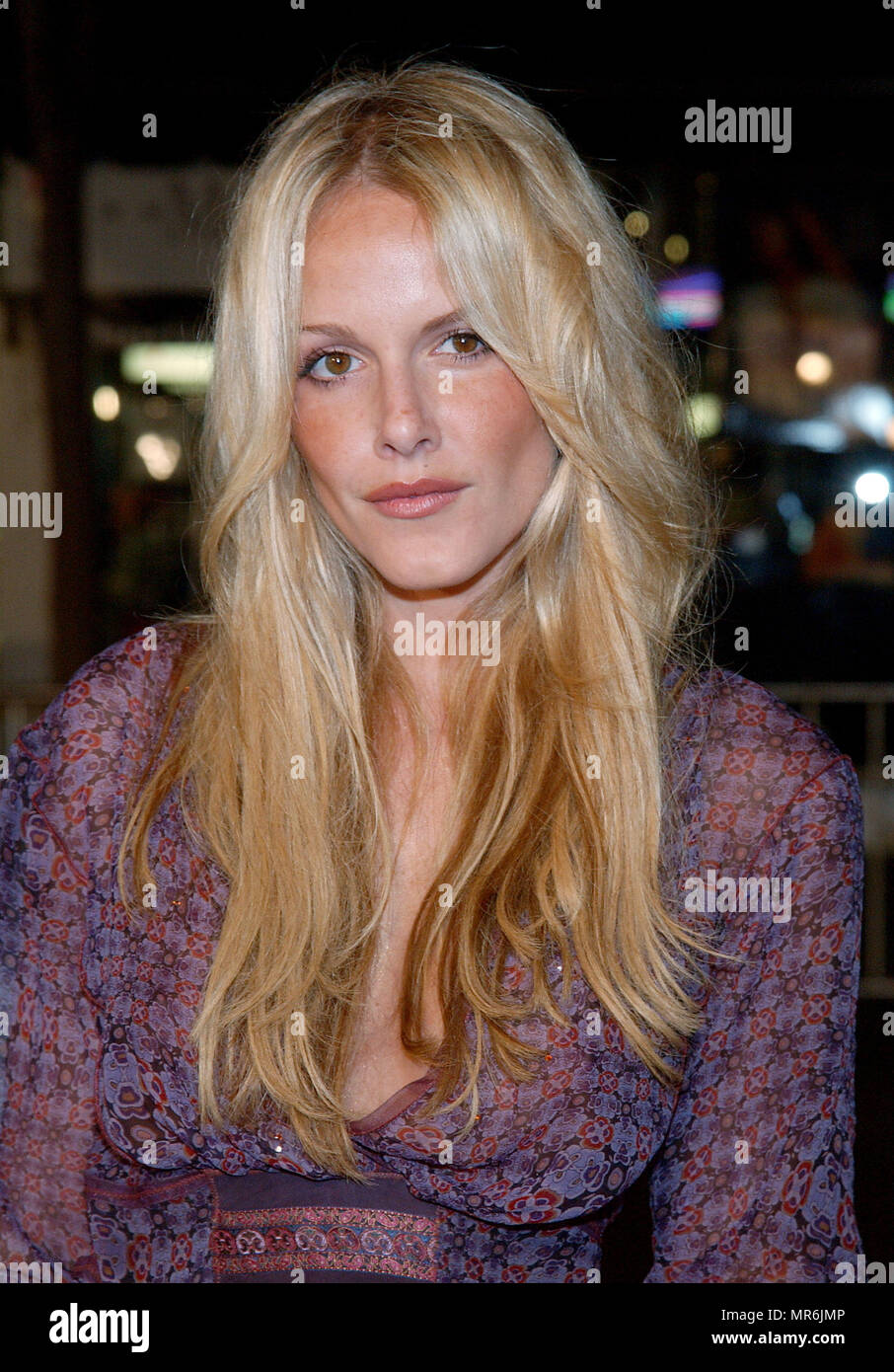 Monet Mazur arriving at The premiere of The RING  at the Bruin Theatre in Los Angeles. October 9, 2002. MazurMonet87 Red Carpet Event, Vertical, USA, Film Industry, Celebrities,  Photography, Bestof, Arts Culture and Entertainment, Topix Celebrities fashion /  Vertical, Best of, Event in Hollywood Life - California,  Red Carpet and backstage, USA, Film Industry, Celebrities,  movie celebrities, TV celebrities, Music celebrities, Photography, Bestof, Arts Culture and Entertainment,  Topix, headshot, vertical, one person,, from the year , 2002, inquiry tsuni@Gamma-USA.com Stock Photo