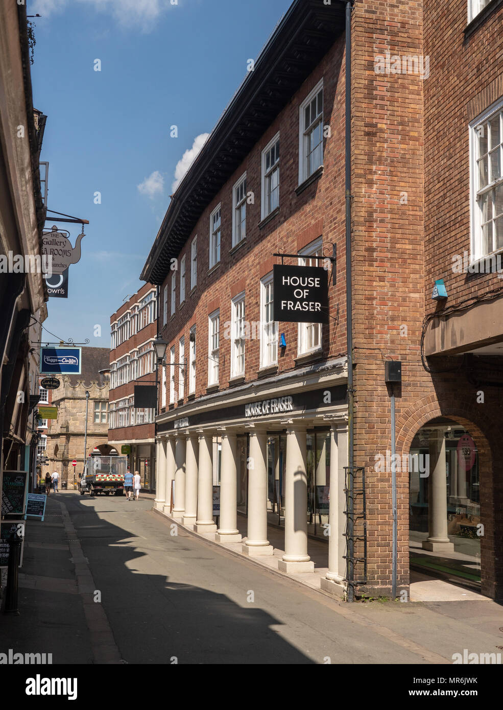 House of Fraser store in Shrewsbury, Shropshire Stock Photo