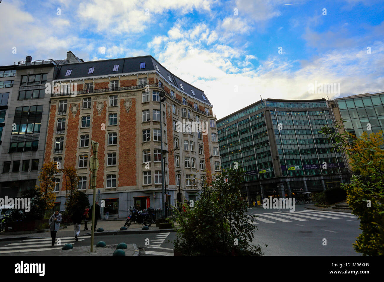 City view of Brussels, Belgium. Stock Photo