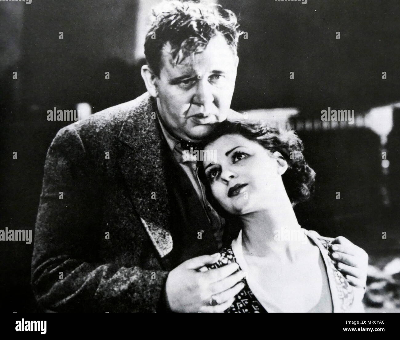 The Old Dark House is a 1932 American pre-Code horror comedy film, directed by James Whale and starring Gloria Stuart and Charles Laughton Stock Photo