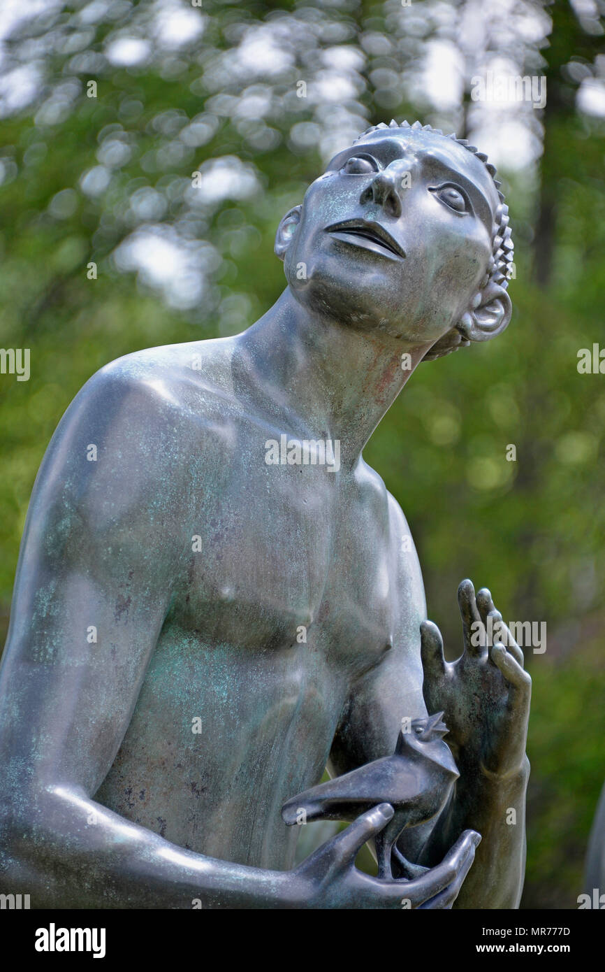 Bird man sculpture hires stock photography and images Alamy