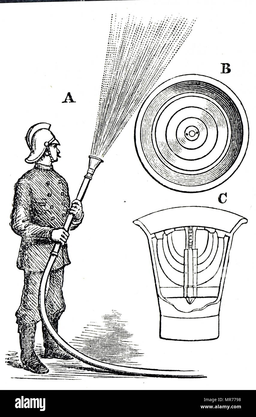 Fire Hose Nozzle Drawing