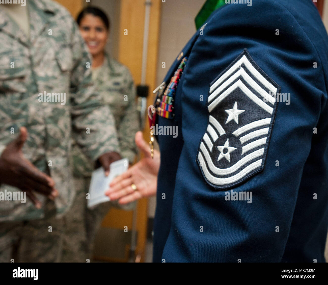 Command Chief Master Sgt Oscar Tey Senior Enlisted Leader For The 