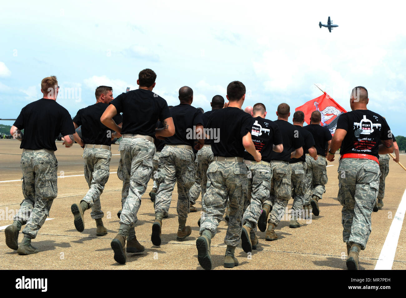 Aerial porters from the 19th Logistics Readiness Squadron and 96th