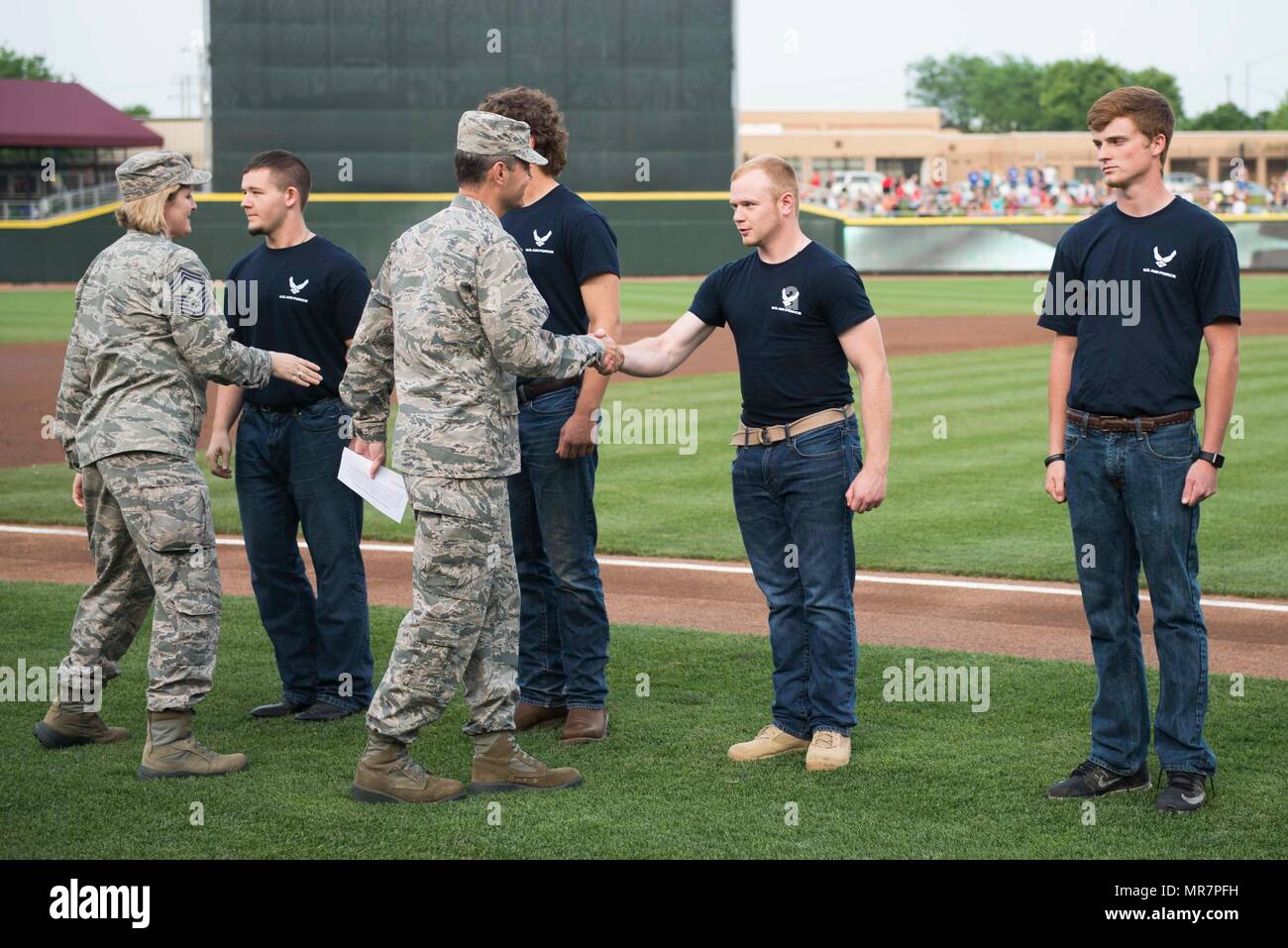 The Dayton Dragons salute to hometown heroes event on May 20, 2017 ...
