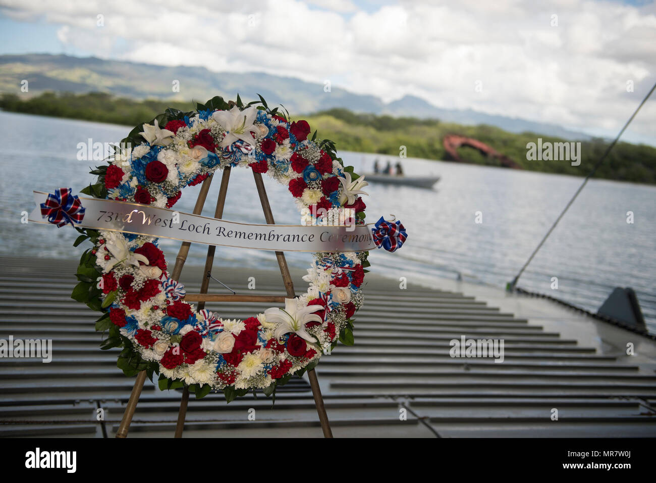 73rd annual west loch disaster remembrance ceremony hires stock