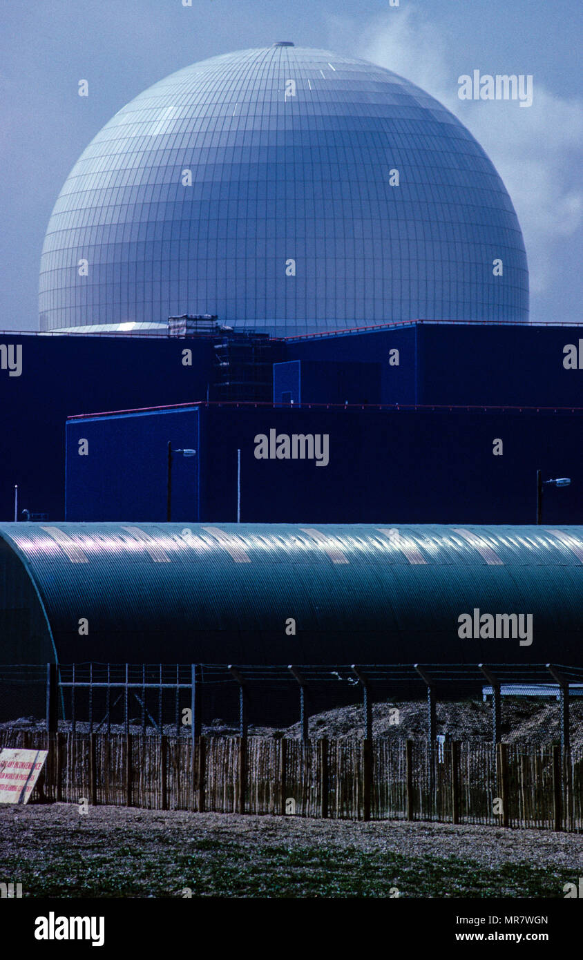 Sizewell B Golf Ball Dome, Nuclear Power Station, Suffolk, England, UK ...