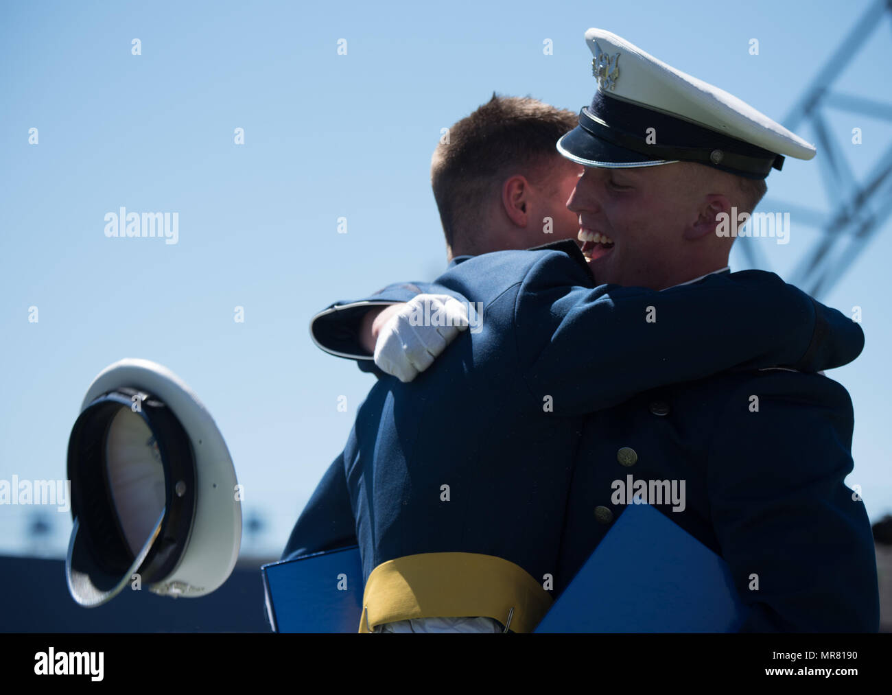 Aafes Rma Graduation U.S. Air Force Academy Class of 2017 Cadets celebrate after receiving ...