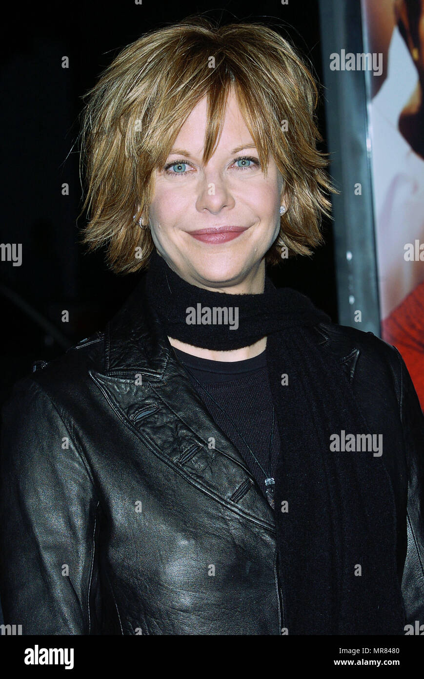 Meg Ryan arriving at the pemiere of "Against The Ropes " at the Chinese