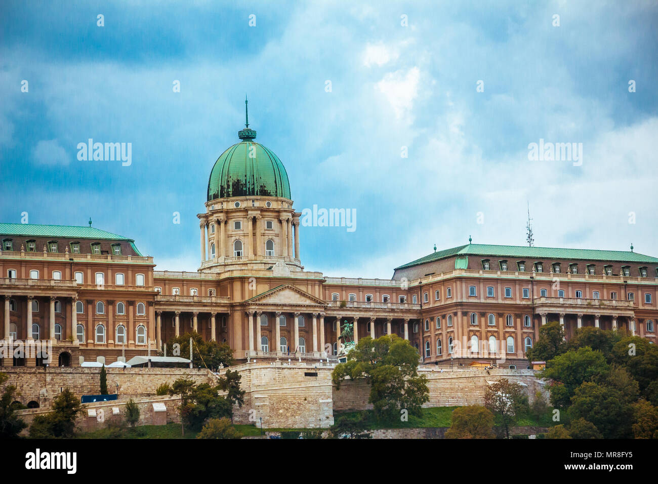 The Buda Castle. Budapest, Hungary. old royal castle Stock Photo - Alamy