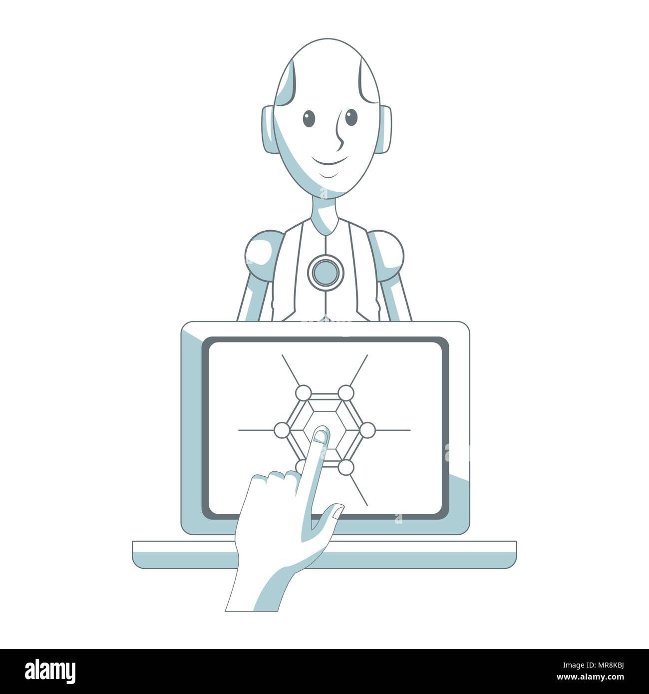 Robot artificial intelligence Stock Vector Image & Art - Alamy