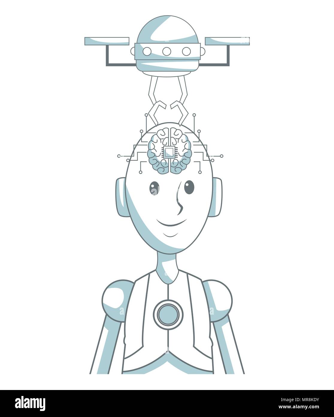Robot artificial intelligence Stock Vector Image & Art - Alamy