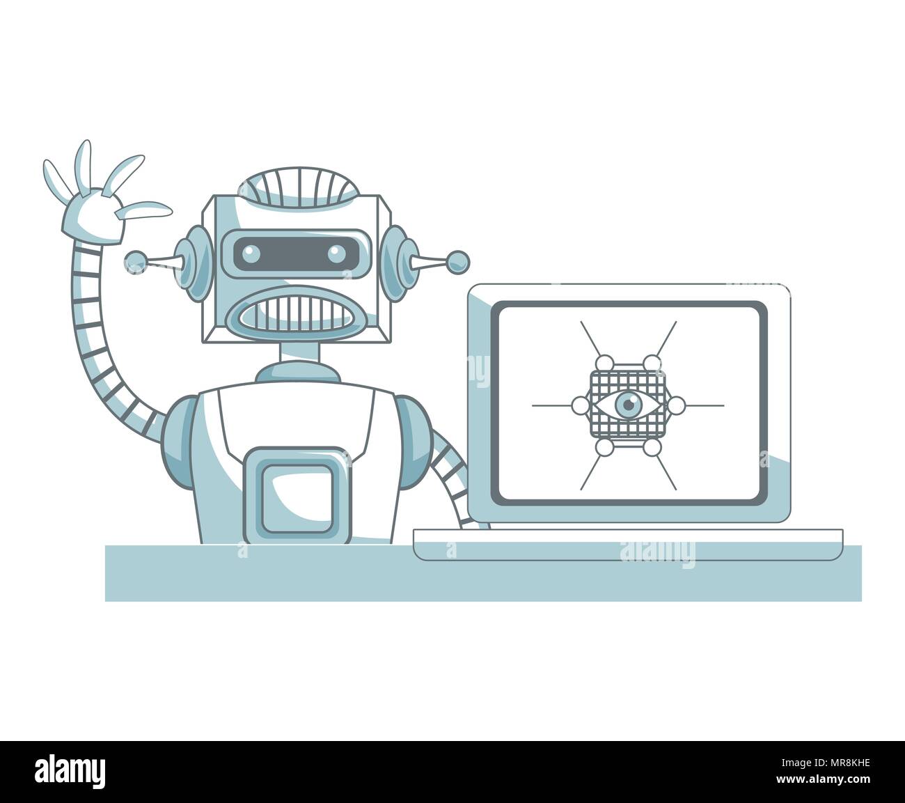 Robot artificial intelligence Stock Vector Image & Art - Alamy