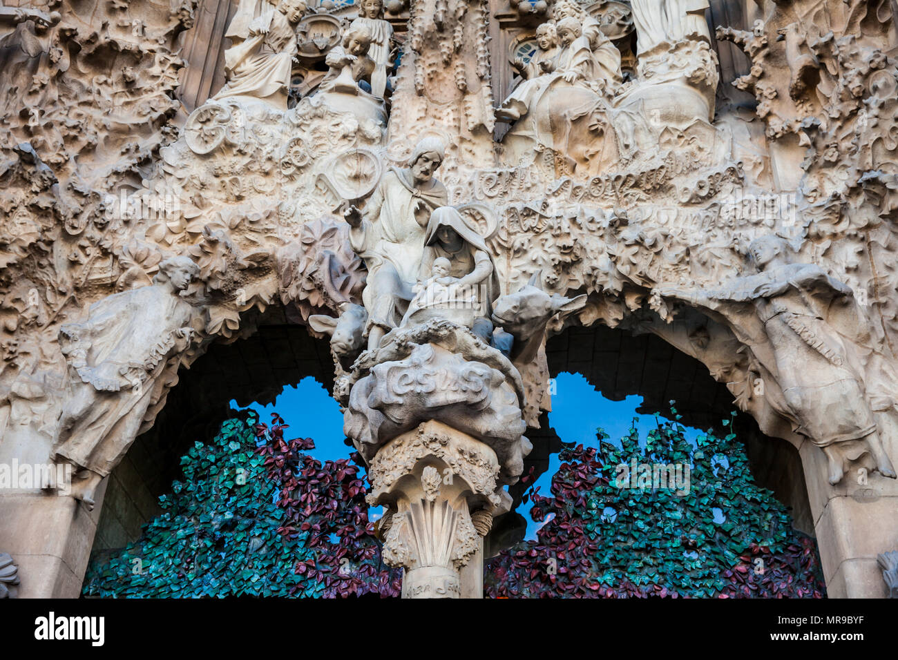 Nativity Facade of the Basilica and Expiatory Church of the Holy Family