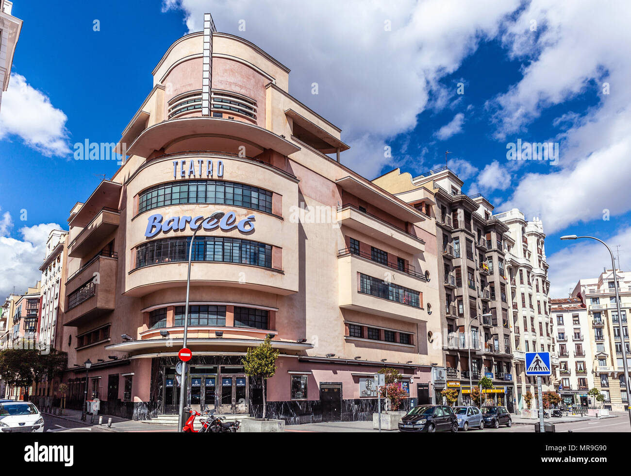 Teatro Barceló, Madrid, Spain. Stock Photo