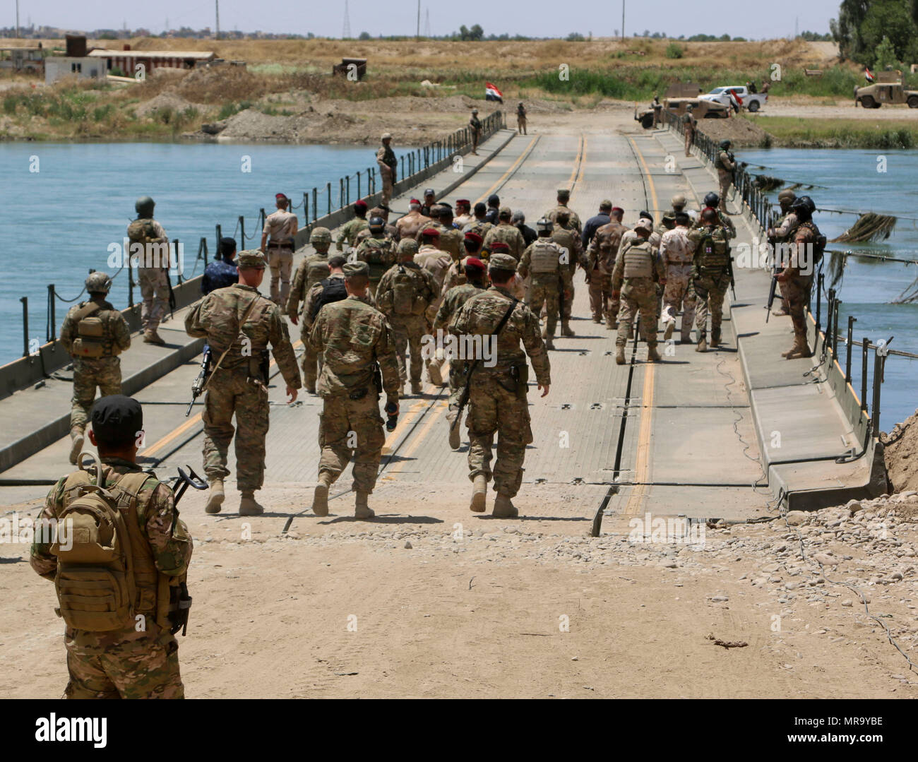 Iraq Bridge Target Coalition leaders from Combined Joint Task Force-Operation Inherent ...
