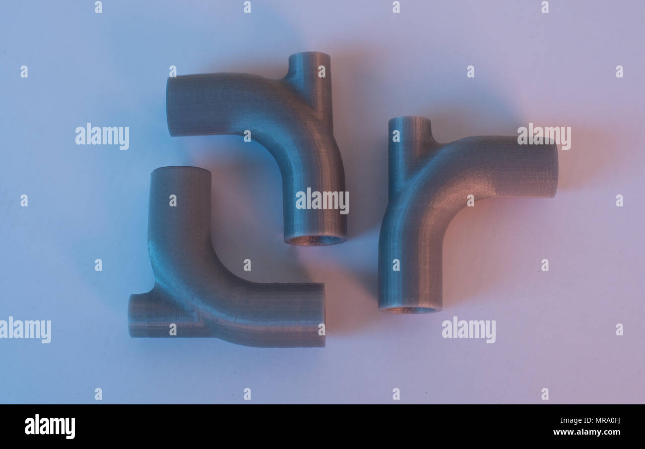 3D printer details, selfmade printed at home Stock Photo