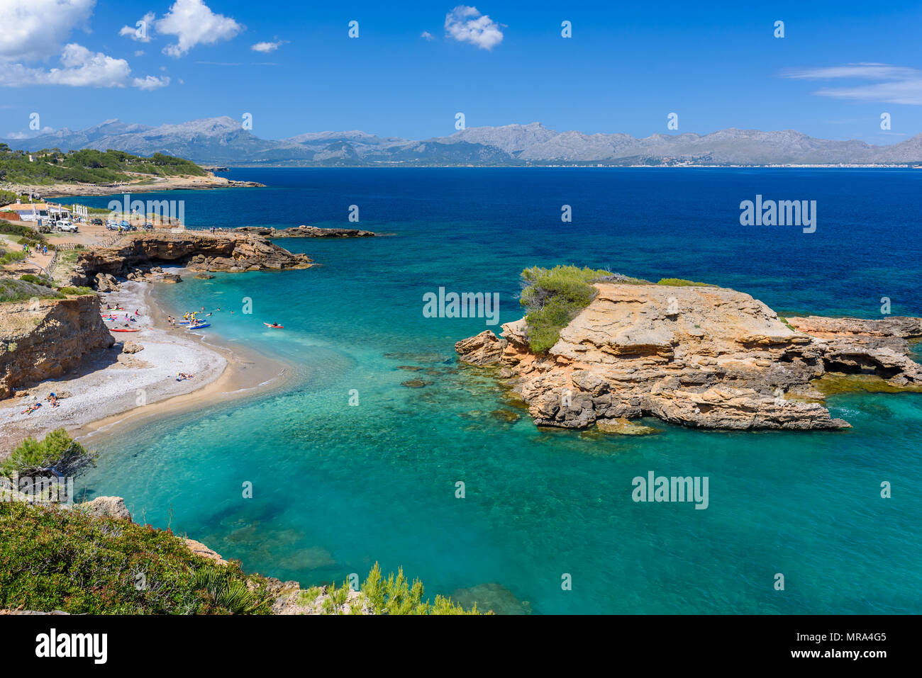 playa-s-illot-beautiful-beach-close-to-alcudia-mallorca-stock-photo