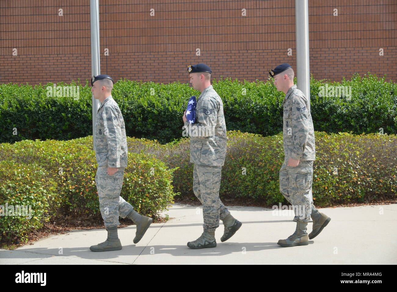 The 78th Security Forces Squadron conducted a military retreat ceremony ...