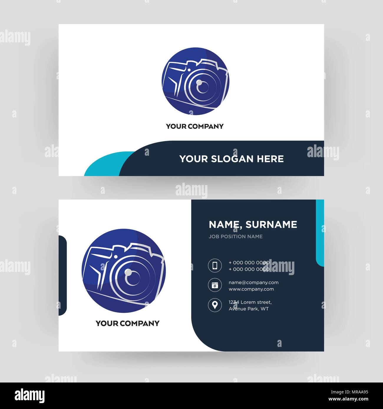 photography camera, business card design template, Visiting for Regarding Photographer Id Card Template