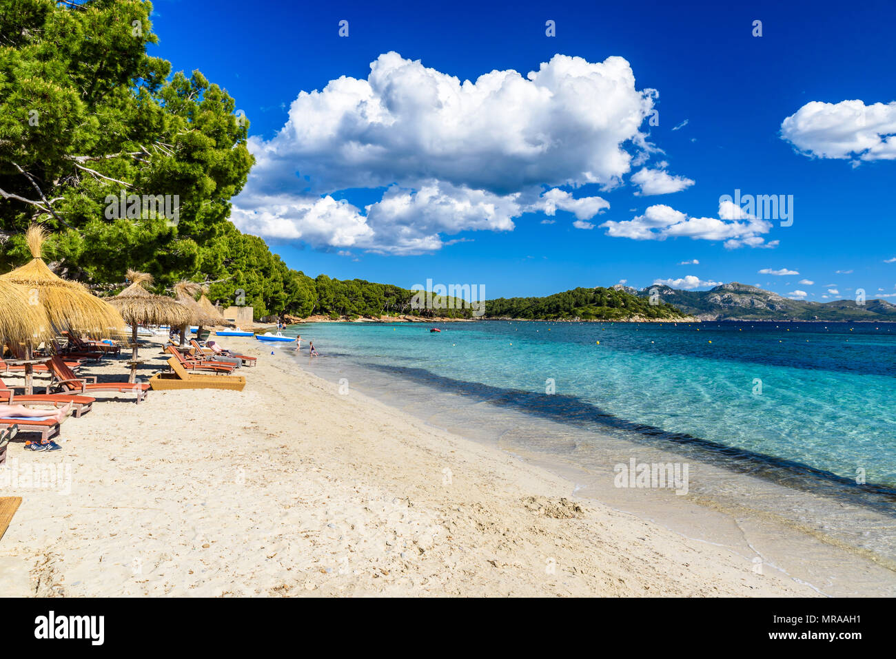 Platja de Formentor - beautiful beach at cap formentor, Mallorca - Spain  Stock Photo - Alamy