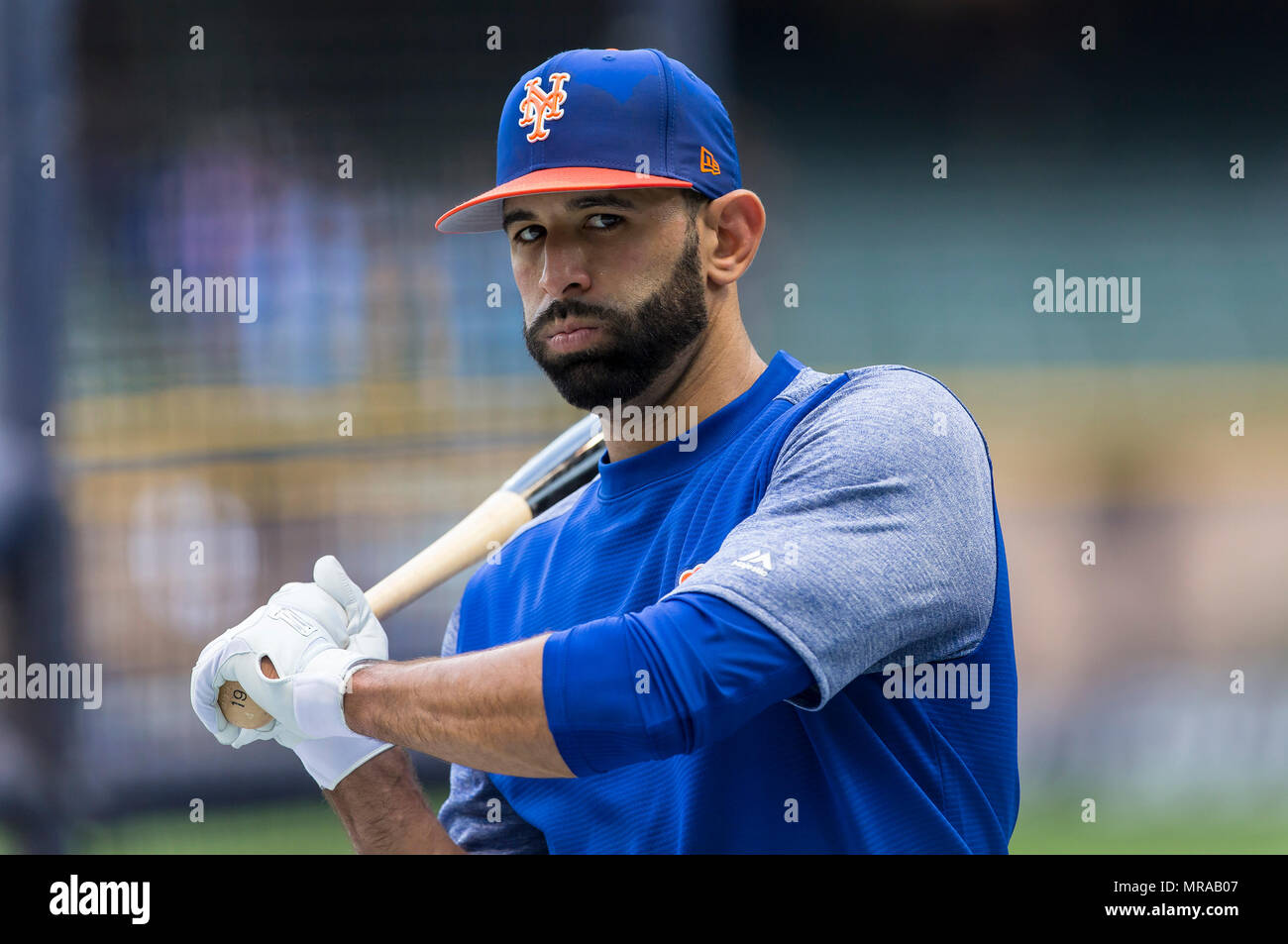 New York Mets' Jose Bautista acknowledges the crowd before the team's  baseball game against the Toronto Blue Jays, his former team, in Toronto on  Tuesday, July 3, 2018. (Fred Thornhill/The Canadian Press