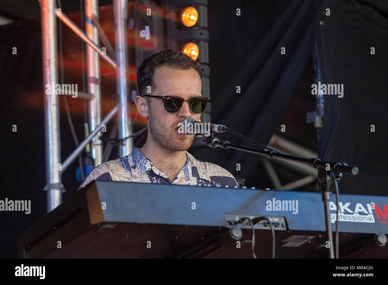Jordan Rakic London, UK, 25 May 2018. With a fistful of highly praised releases ...