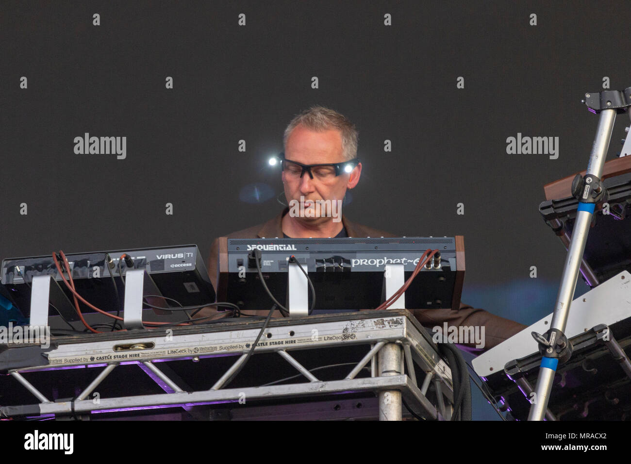 London, UK , 25 May 2018. Orbital are an English electronic dance music