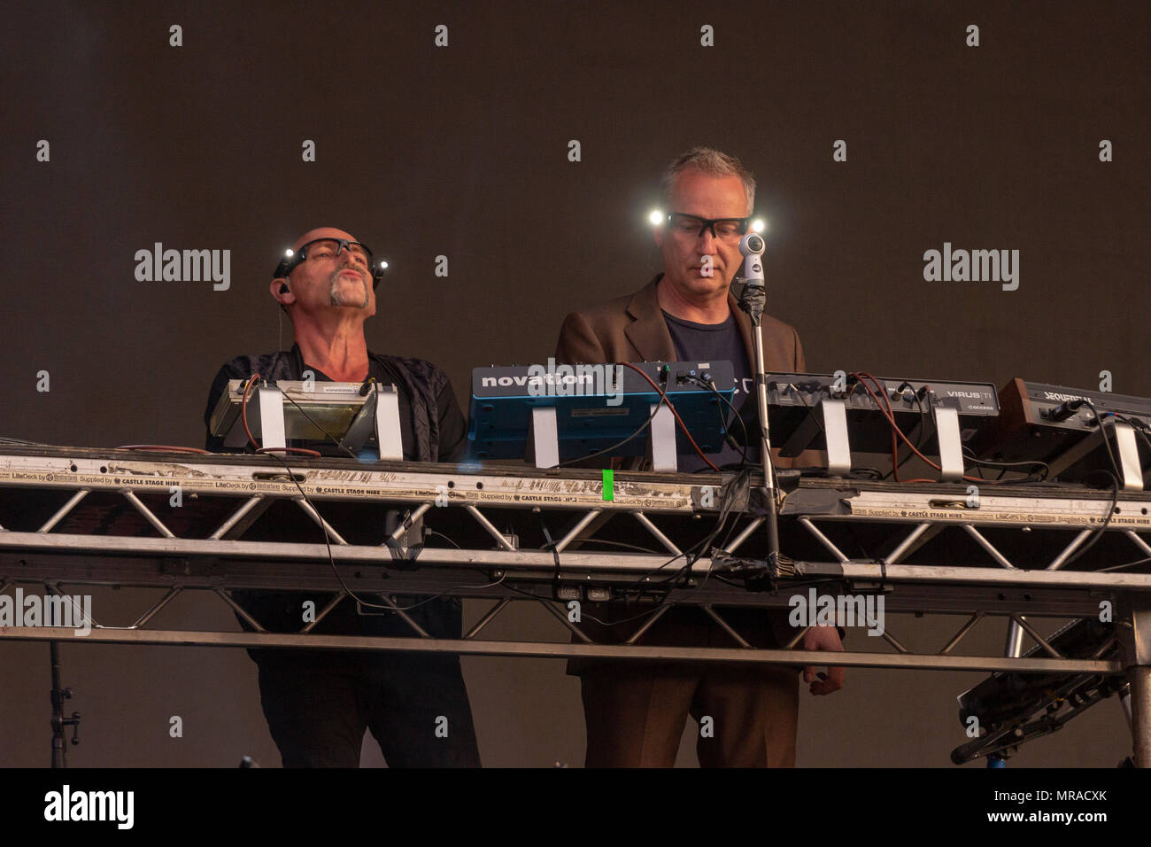 London, UK , 25 May 2018. Orbital are an English electronic dance music