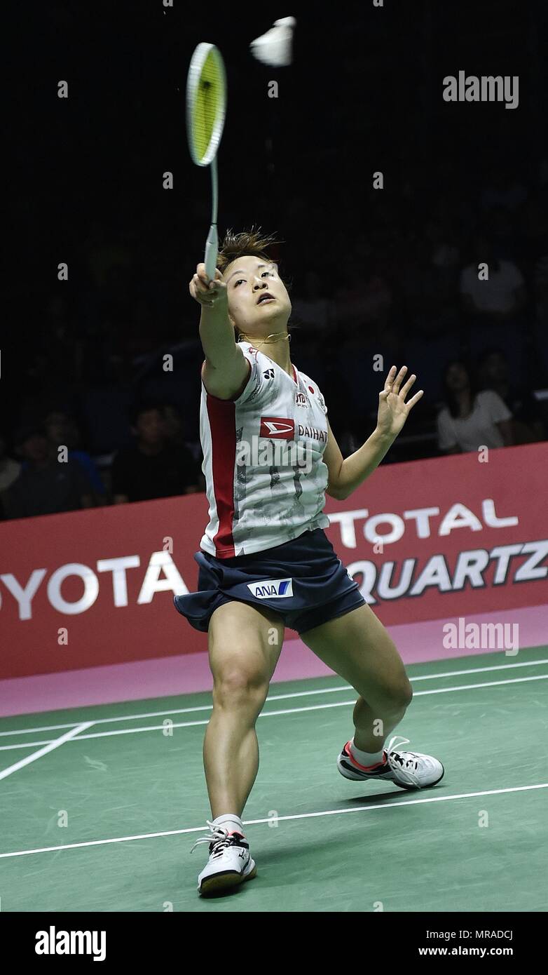 Bangkok, Thailand. 26th May, 2018. Okuhara Nozomi of team Japan 