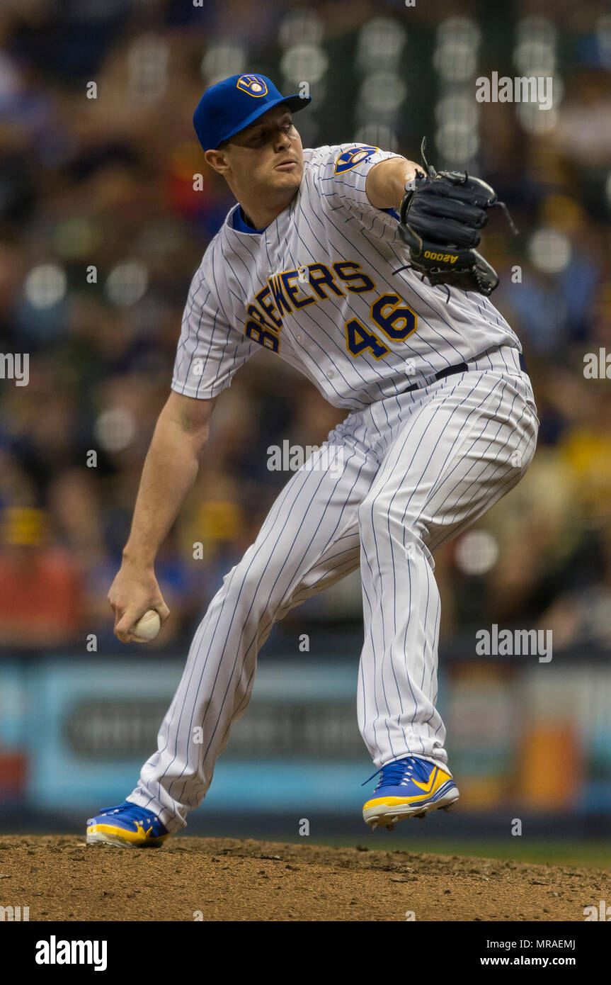 May 25, 2018 Milwaukee Brewers relief pitcher Corey Knebel 46