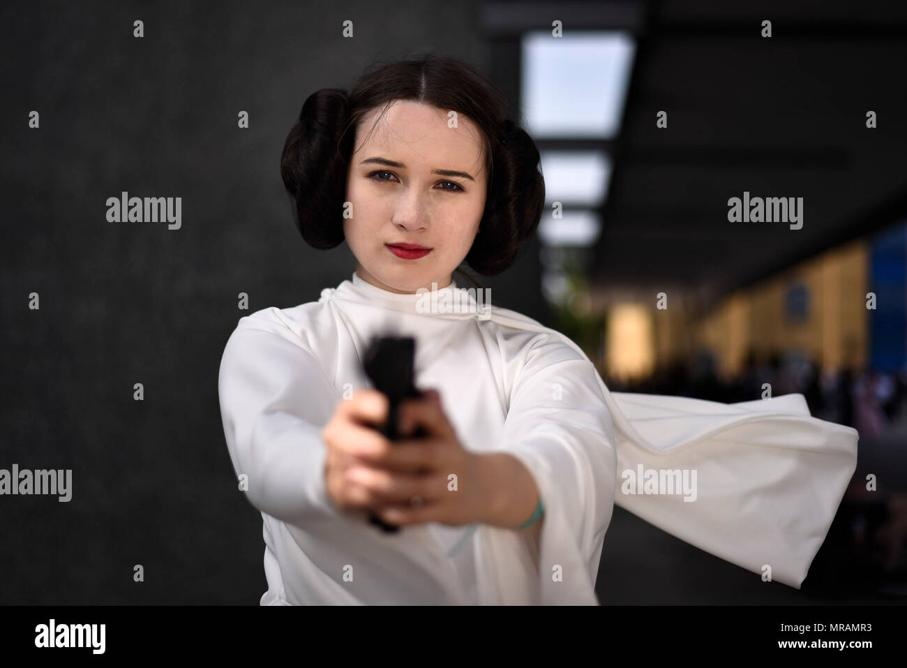 Goed gevoel capsule Chronisch Princess Leia Costume High Resolution Stock Photography and Images - Alamy
