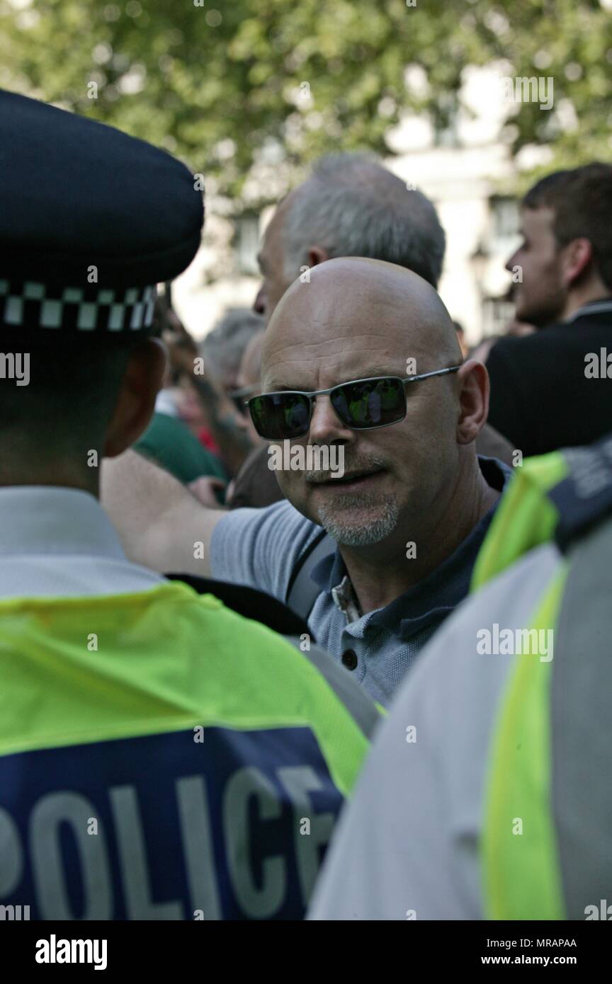 London, UK. 26th May, 2018. Free Tommy Robinson Protest Credit: Knelstrom Ltd/Alamy Live News Stock Photo