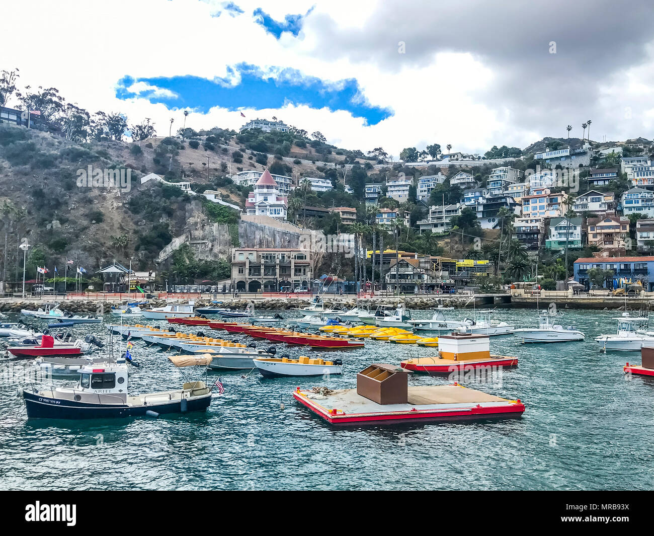 Stock Photo Avalon, Santa Catalina Island, California, United States