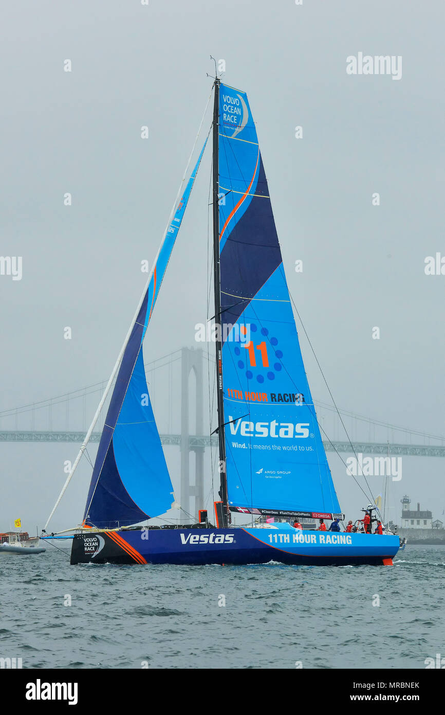 Final in port race day of the Volvo Ocean Race, Newport stopover