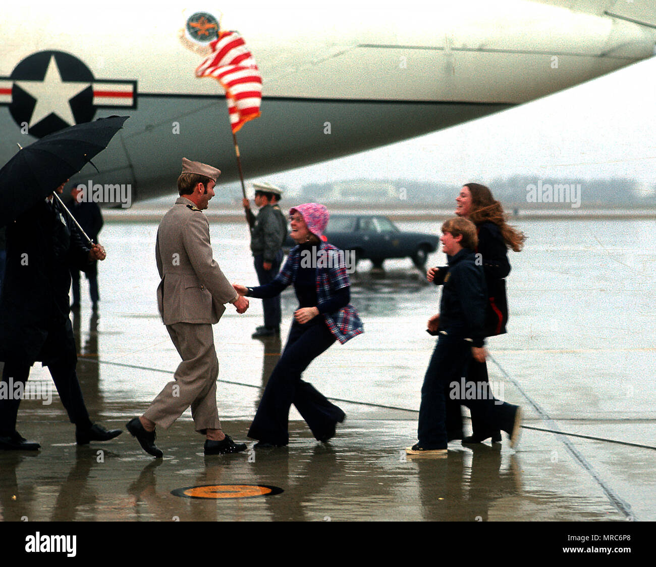 Andrews Air Force Base , MD 1973/02/01 US military who were POW's in