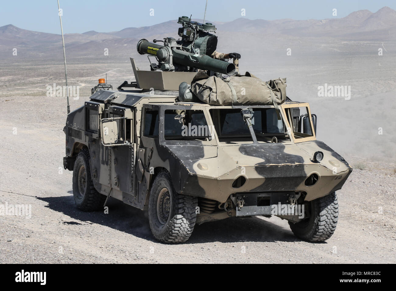 FORT IRWIN, Calif. – A HMMWV from Killer Troop, 2nd Squadron, 11th ...