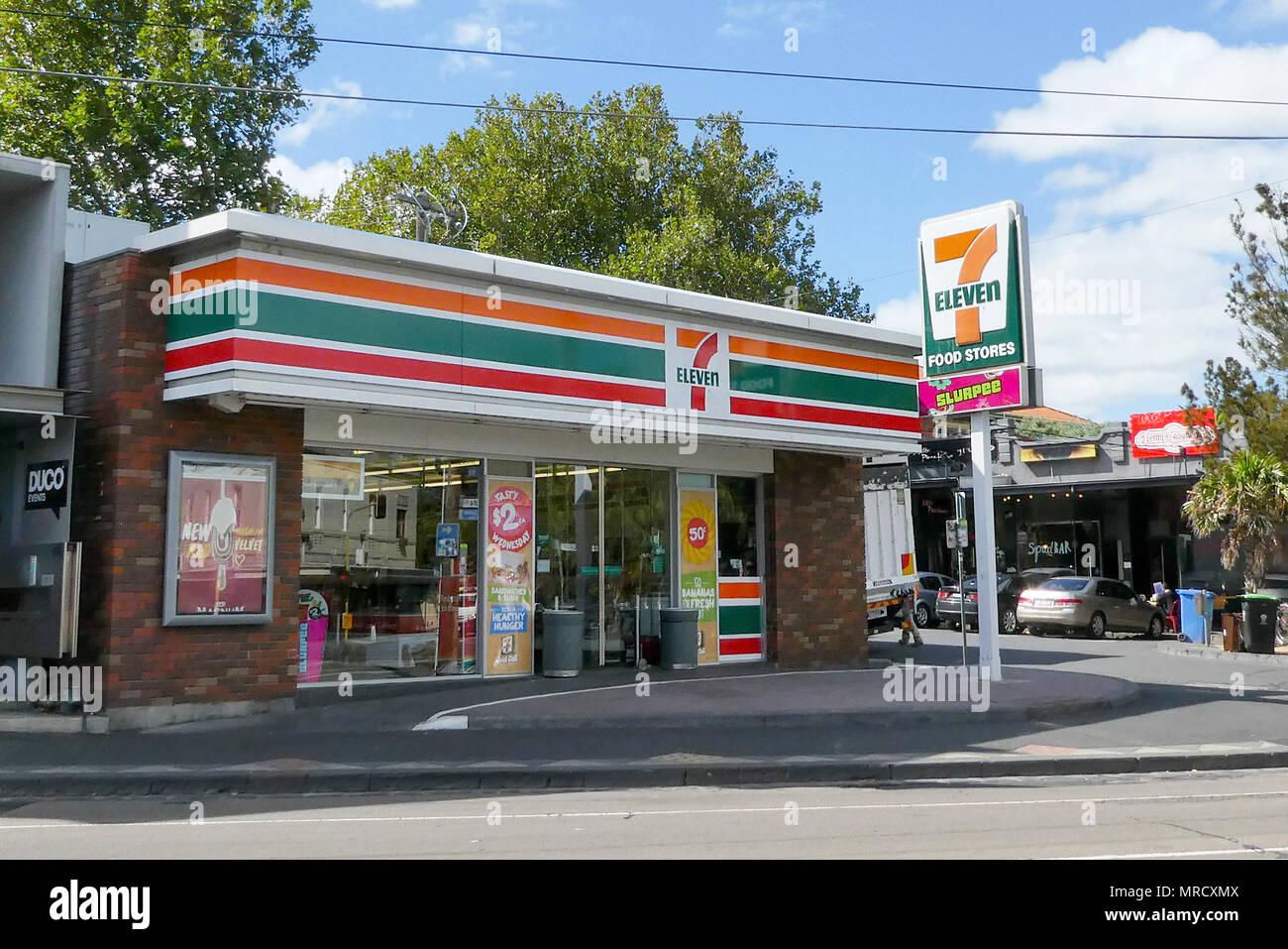 Melbourne, Australia: March 23, 2017: 7-Eleven convenience store the suburb of St Kilda. Stock Photo