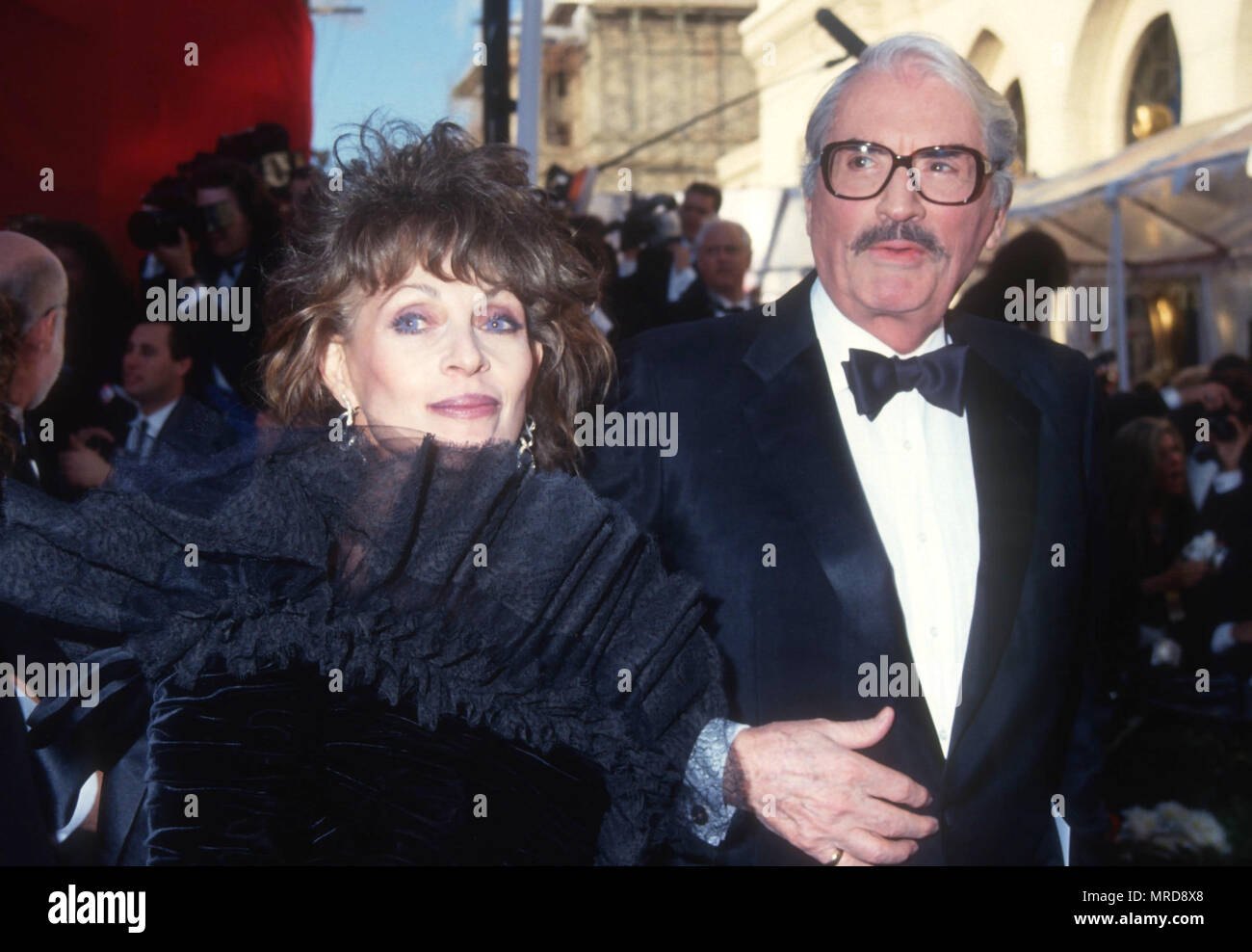 LOS ANGELES, CA MARCH 25 (LR) Veronique Passani and husband actor