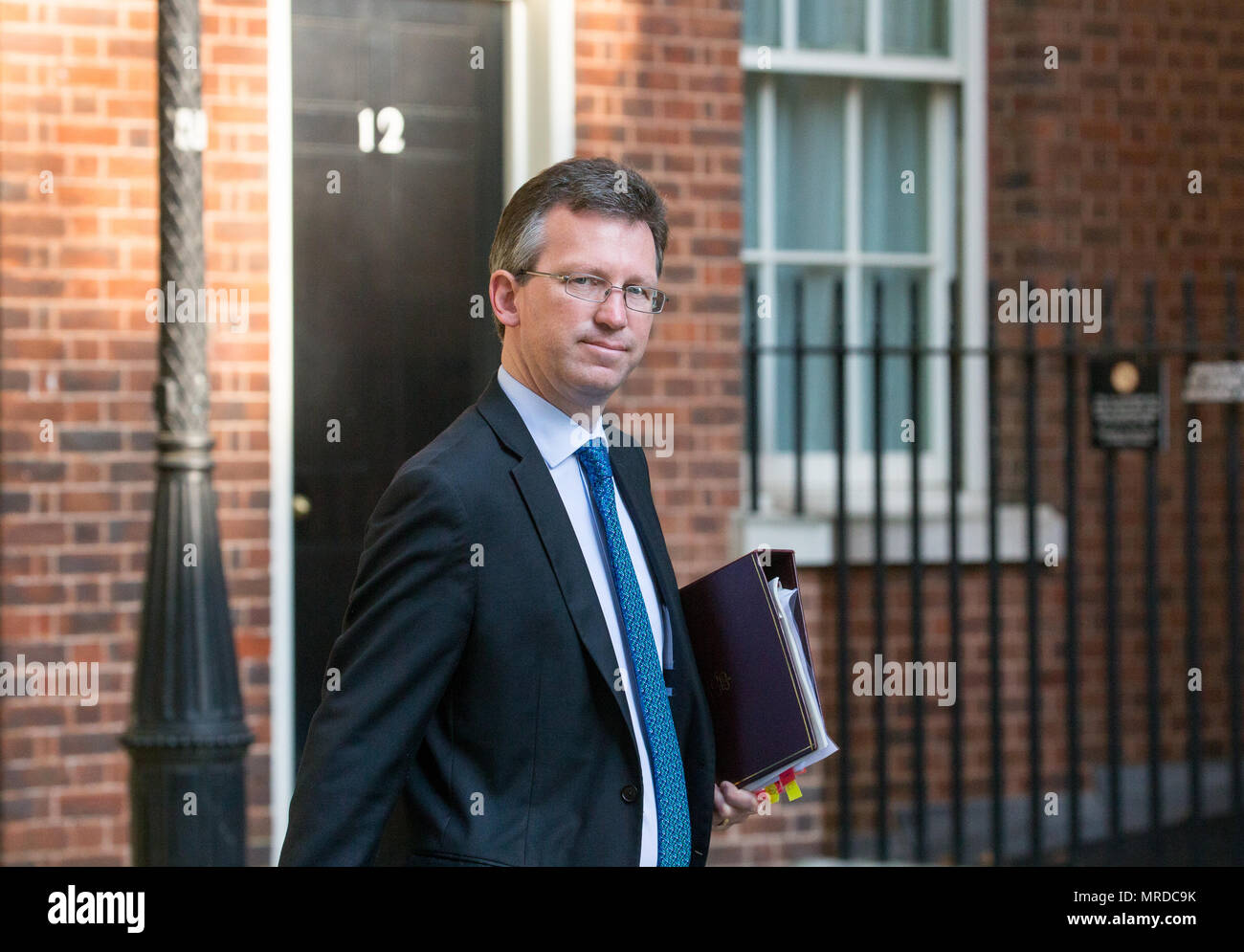 Jeremy Wright, Secretary of State for Digital, Culture, Media and Sport, arrives at Downing Street for a Cabinet meeting Stock Photo