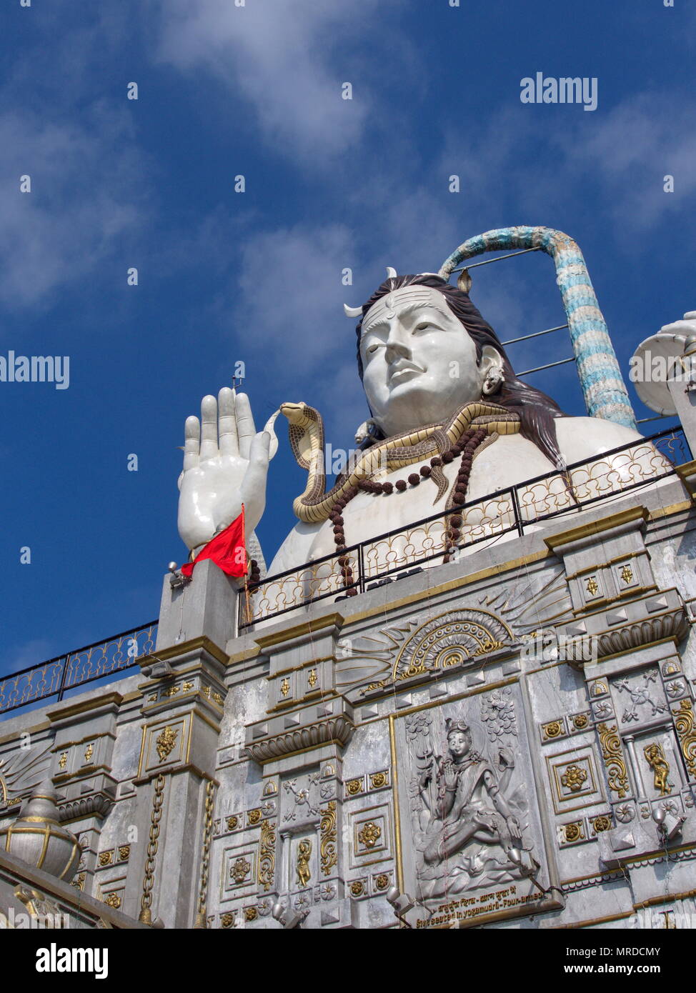 Ramayana Hindu God statue in Namchi City, Sikkim State in India, 15th April, 2013. Stock Photo