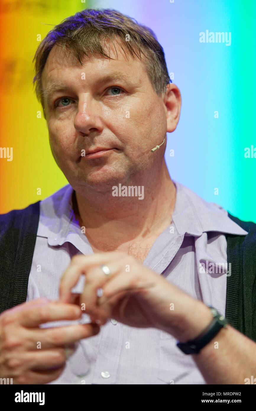 Pictured: Danny Dorling Re: Hay Festival at Hay on Wye, Powys, Wales, UK. Friday 25 May 2018 Stock Photo