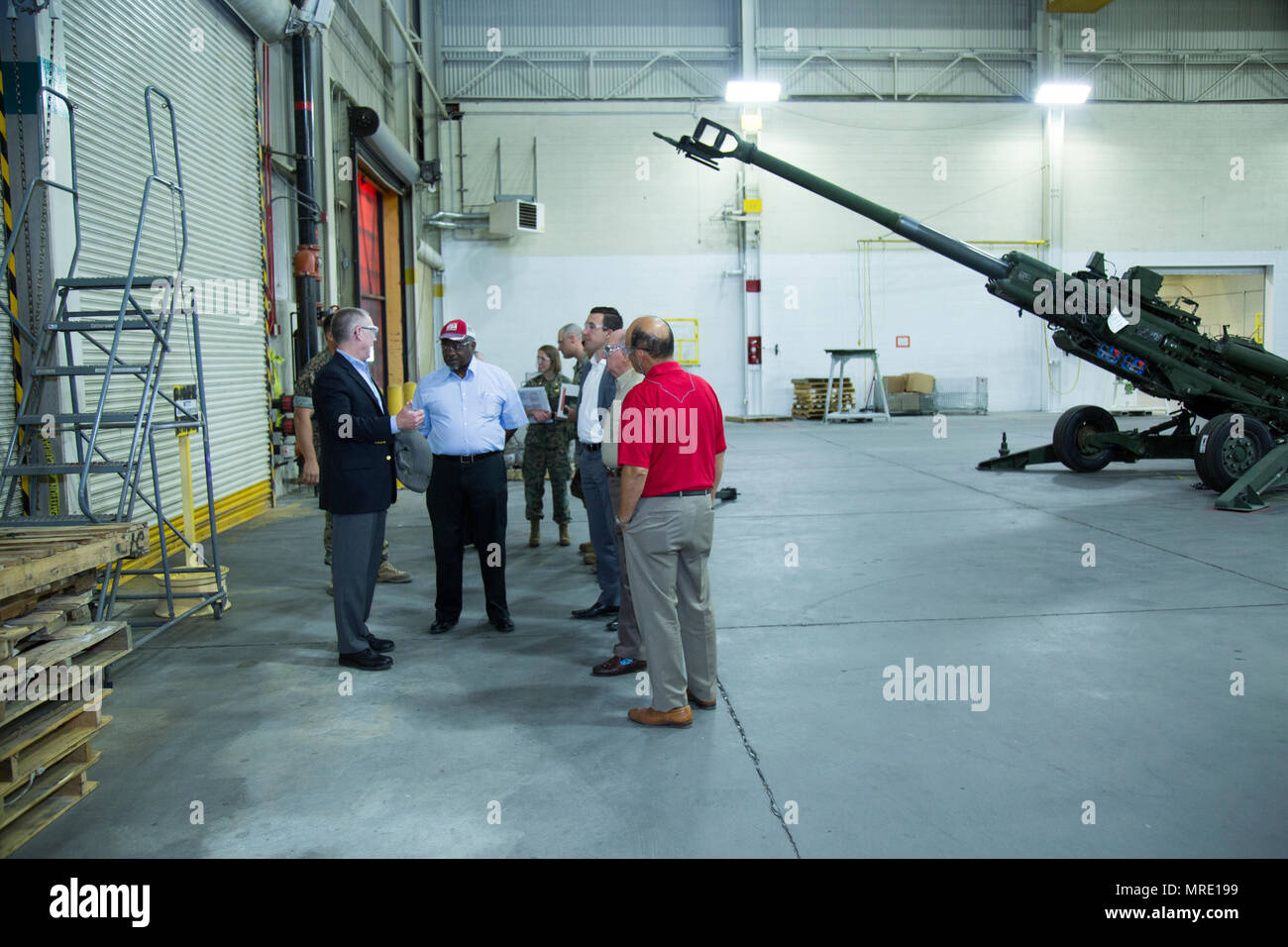 (Left) "Chip" Schwartz, plant manager, Production Plant Barstow
