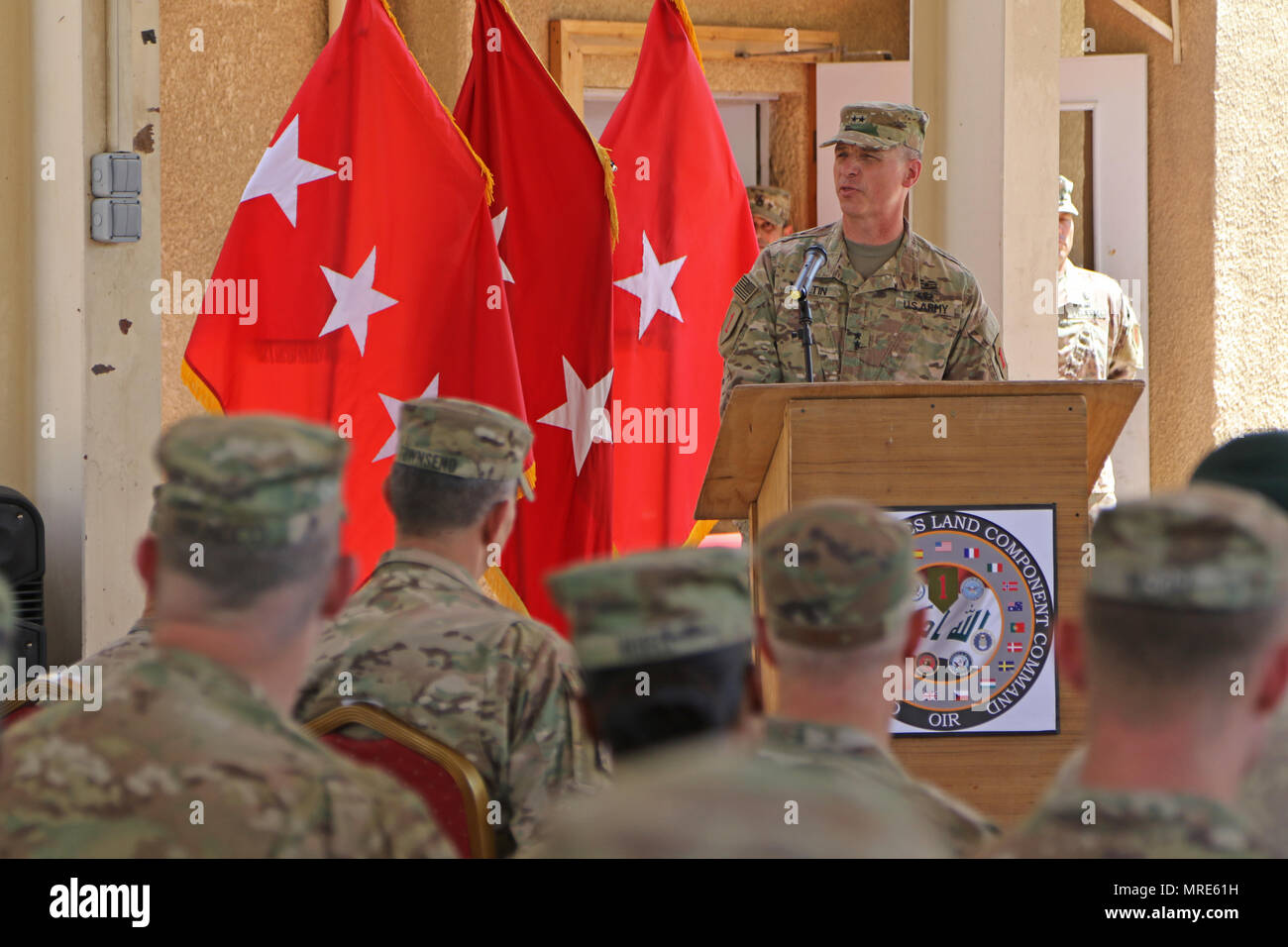Maj. Gen. Joseph Martin, commanding general, Combined Joint Forces Land