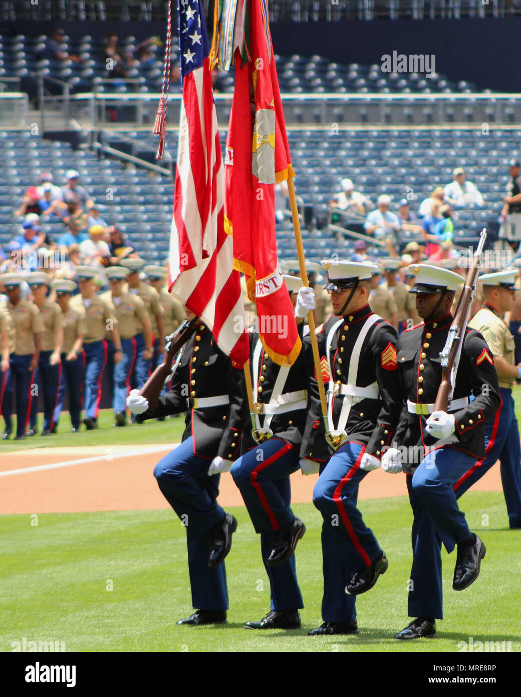 San Diego Padres Hosted Camp Pendleton Marines For Usmc Military  Appreciation Day On June 11, 2017. More Than 50 Marines From Camp Pendleton  Attended The Padres Game Stock Photo - Alamy