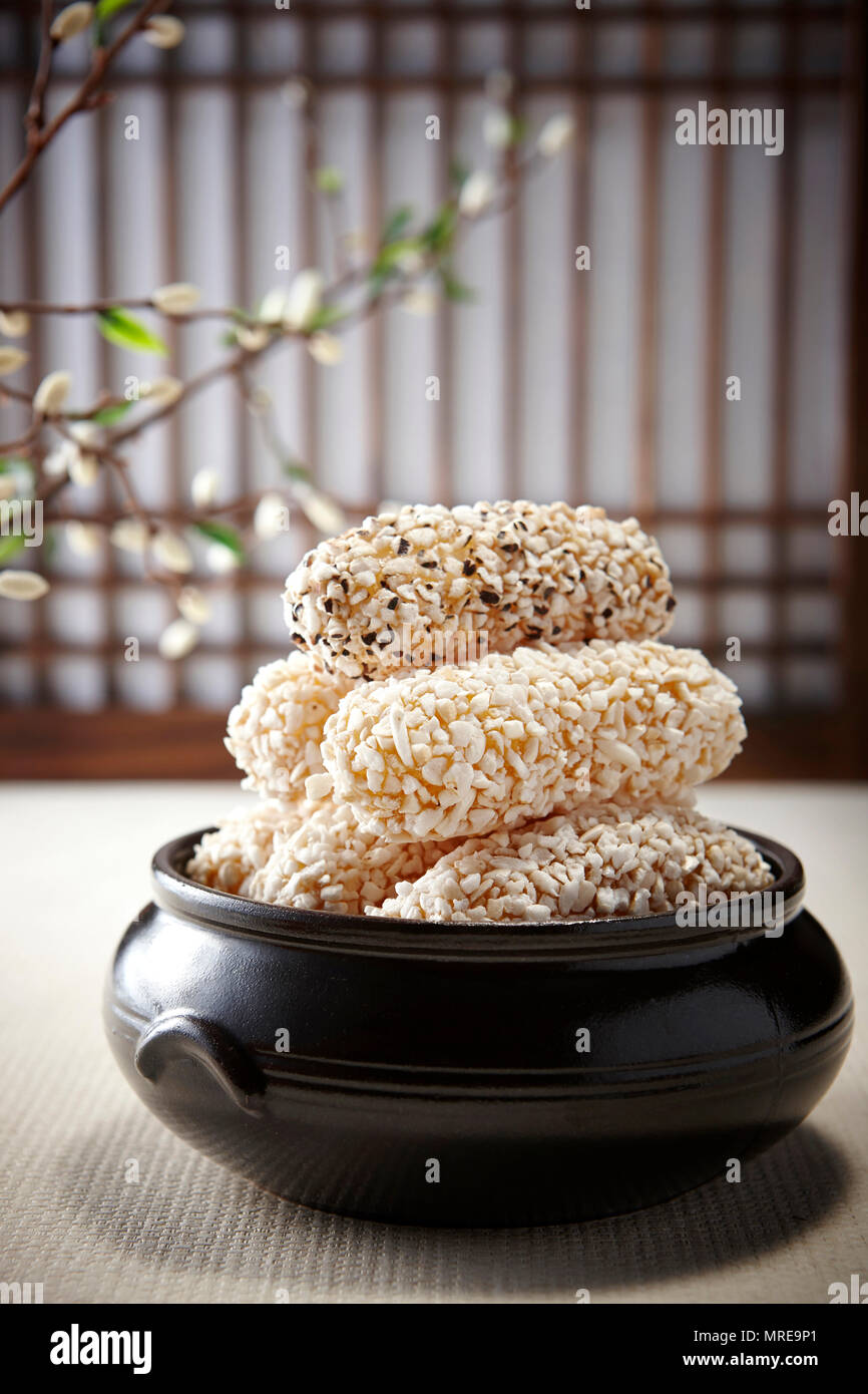 Korean Traditional Sweets And Cookies High Resolution Stock Photography