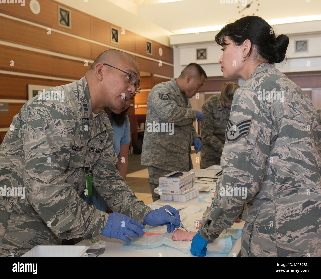 U.S. Air Force Capt. Shunrie Geldore, 36th Medical Group physician’s