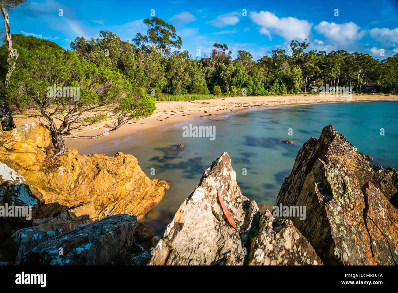 Eden beach in Victoria, Australia, in the summer Stock Photo Alamy