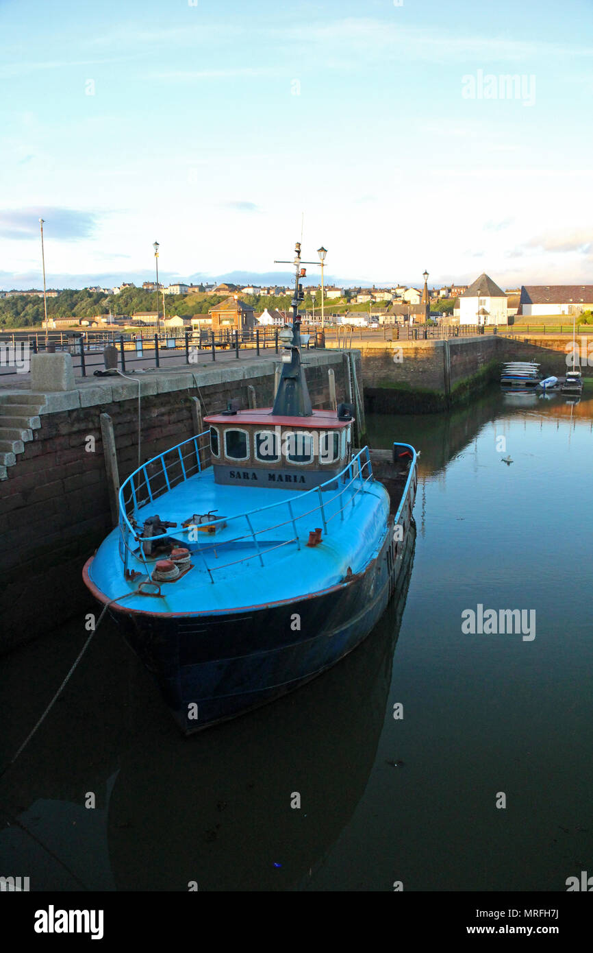 Harbour fishing boat maryport cumbria hi-res stock photography and ...